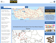 Tablet Screenshot of huzurmezar.com